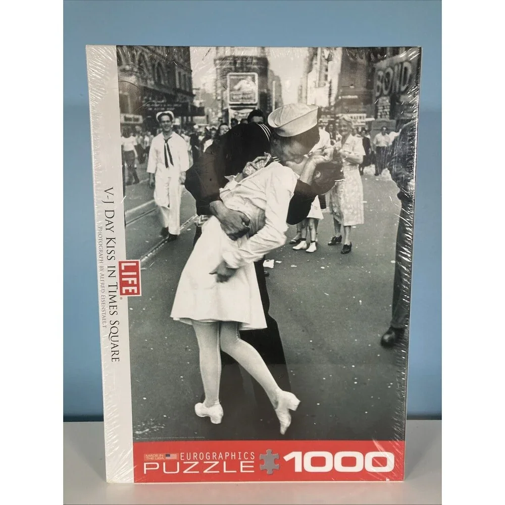 Life Magazine Eurographics V-J Day Jigsaw Puzzle • 1000 Pieces